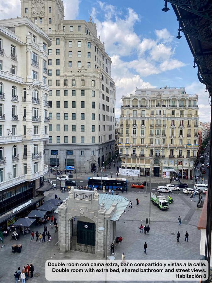 מדריד Gran Via Sol Rooms מראה חיצוני תמונה